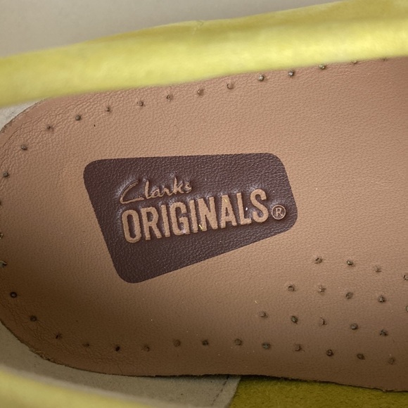 Clarks Originals Wallabee Yellow Men\'s Suede Shoe Moccasins Sz 9.5 US EU 41 main image 6